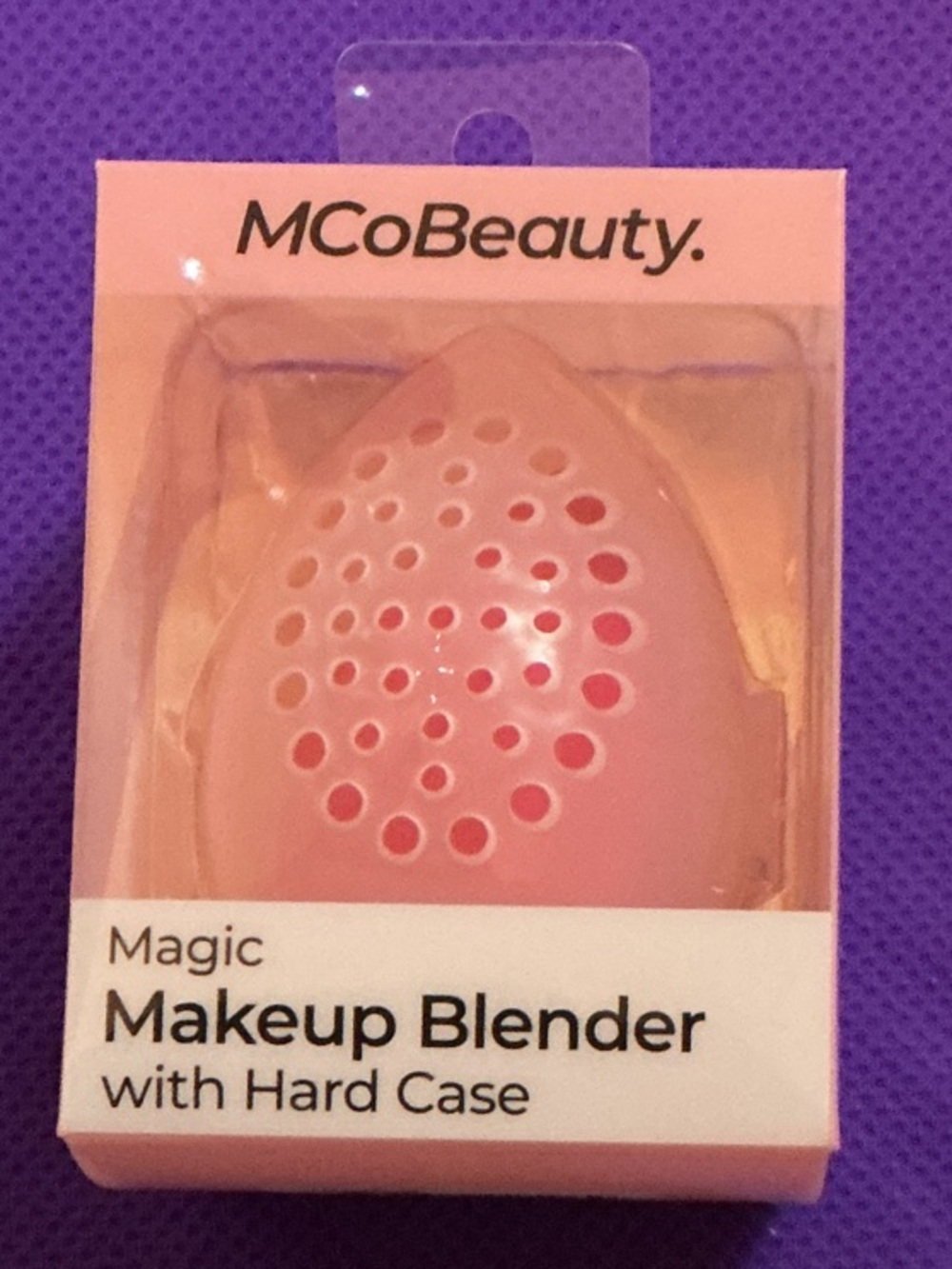MCoBeauty Pink Magic Makeup Blender with Hard Case